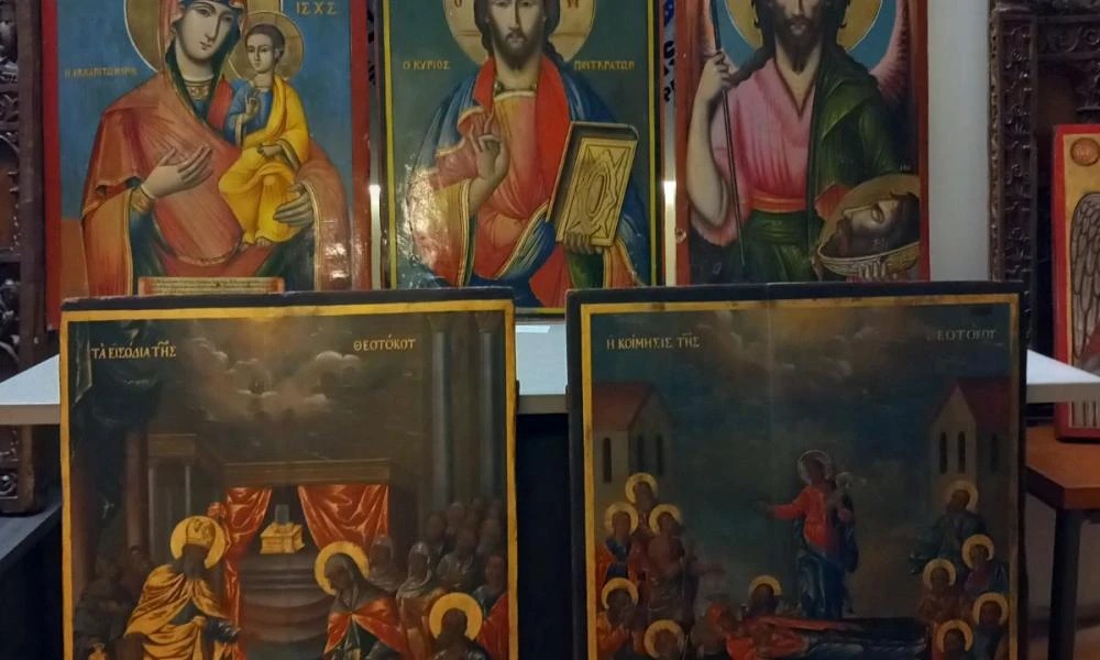 Γέρακας: Κλεμμένες εκκλησιαστικές εικόνες βρέθηκαν σε μονή της Αττικής